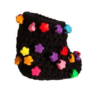 Crochet Handmade Baby Booties Set